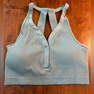 YOGALICIOUS NWOT Crop Bra Size XL Turquoise